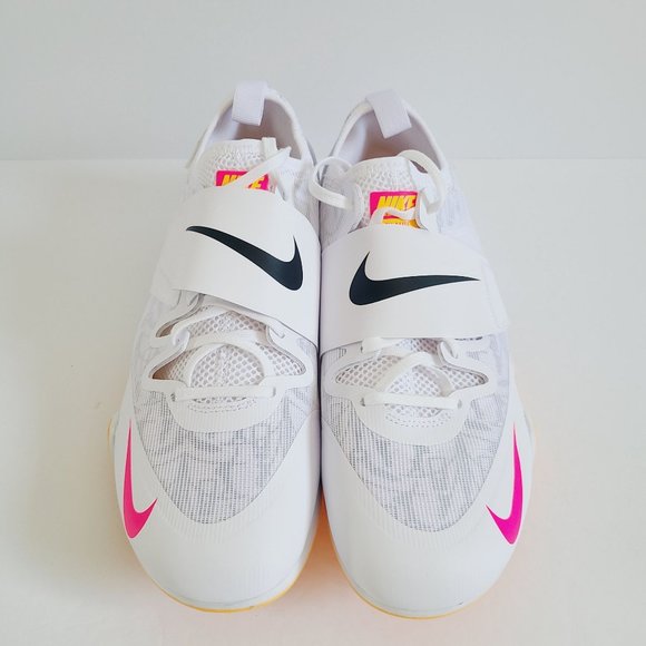NEW Nike Pole Vault Elite 3 Track Shoes NO SPIKES AA1204-101 Size 12 White main image 6